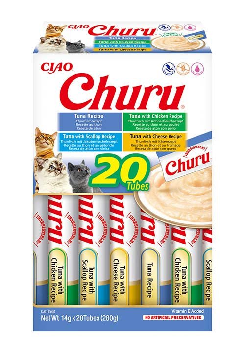CIAO Churu tonijn mix multipack Snacks INABA