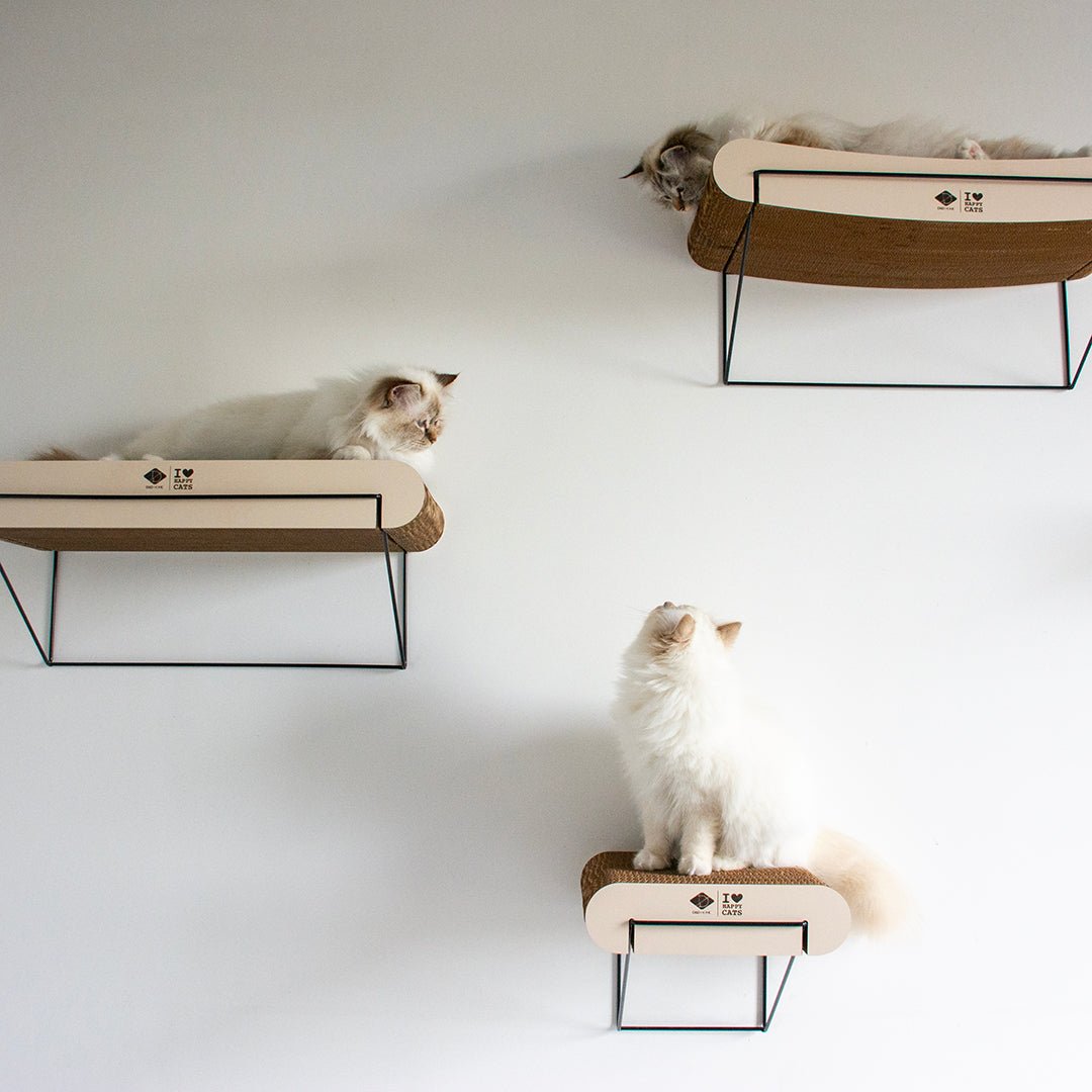 DAVID - wandplank Krabplanken D&D Home - I LOVE Happy Cats