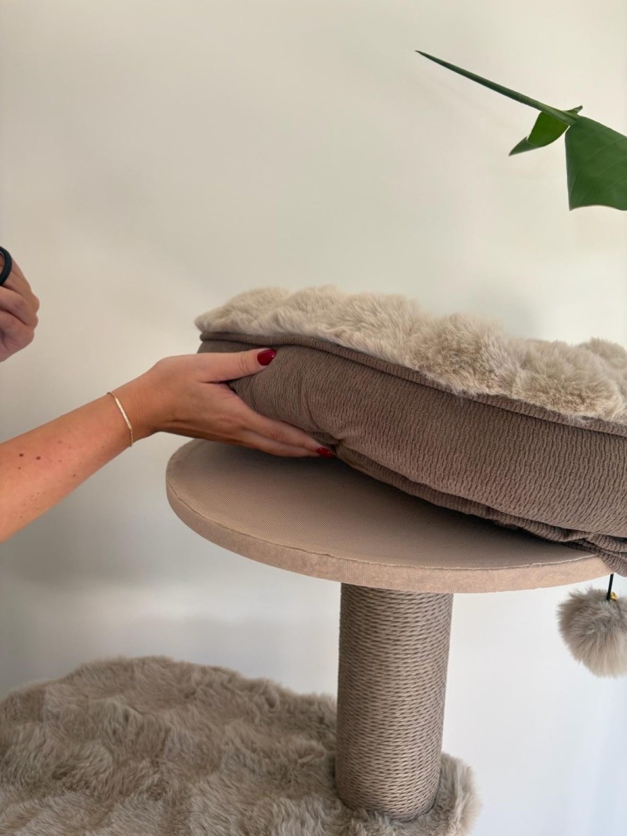 Krabpaal taupe 1m20 Krabpalen designforpets