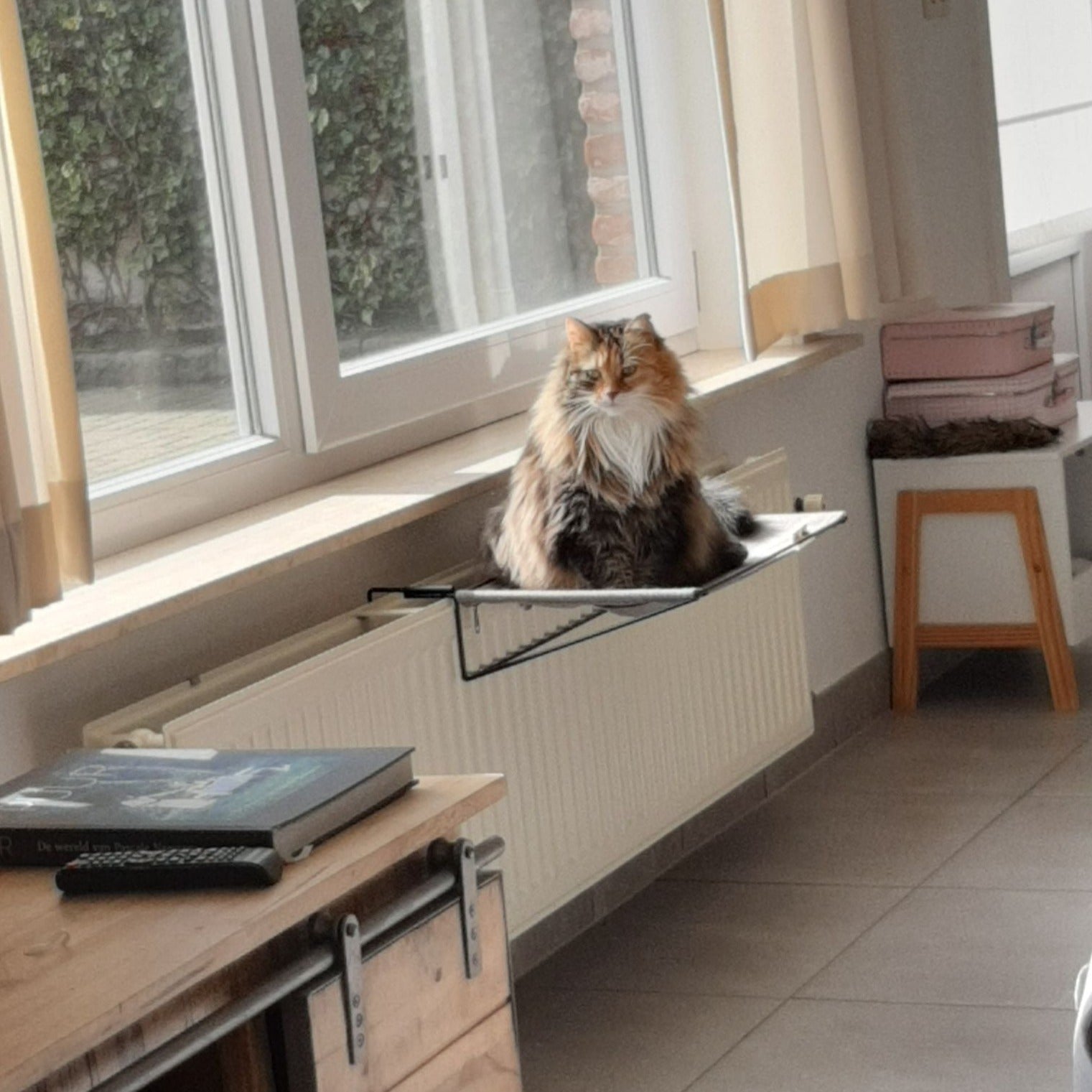 OLIVER - Bed - en radiatorhangmat Kattenmanden D&D Home - I LOVE Happy Cats