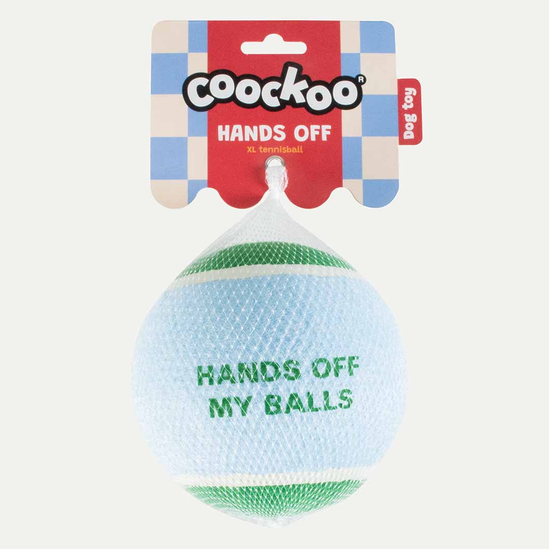 Tennisbal HANDS OFF Hondenspeelgoed Coockoo