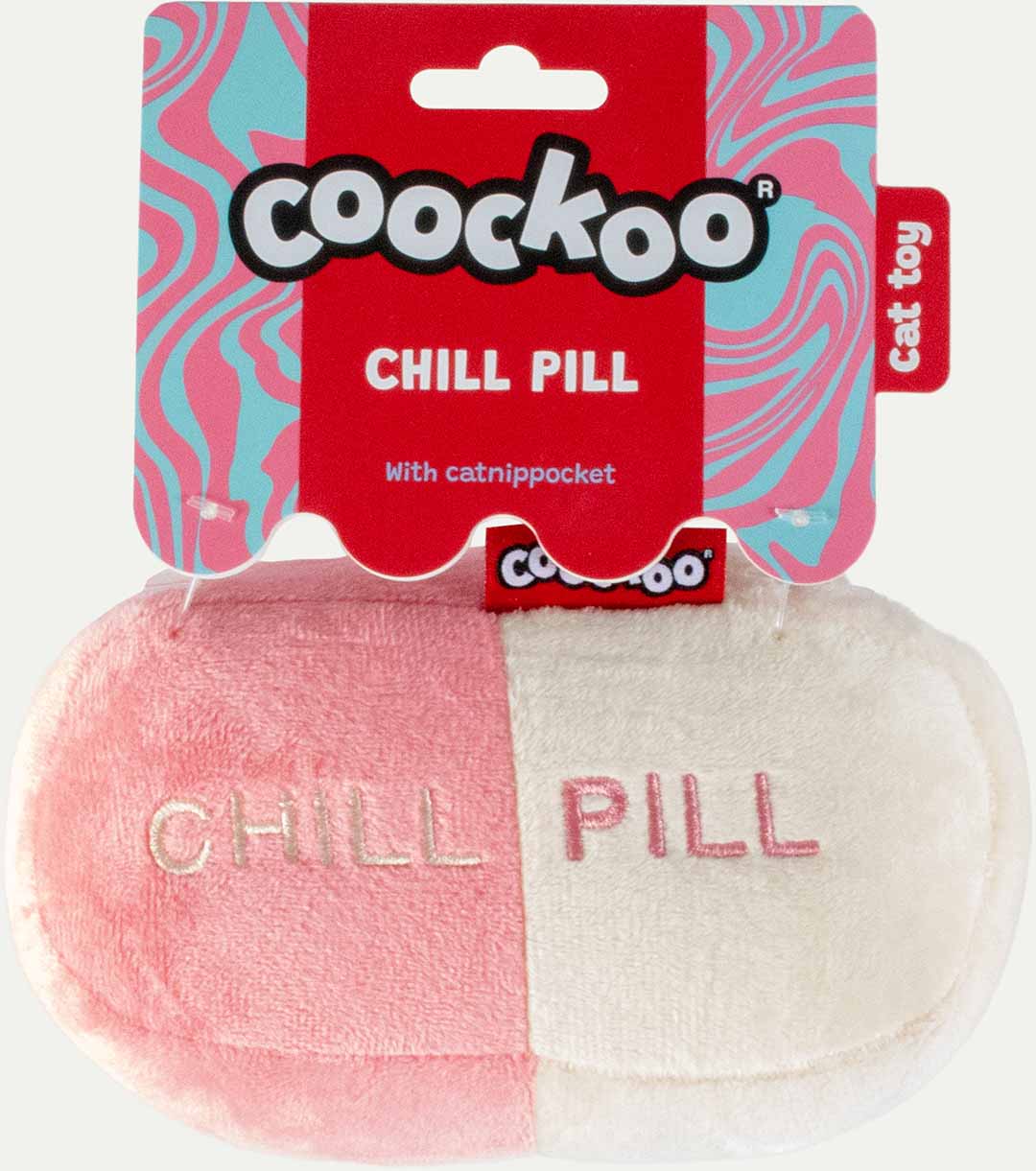 Trappelkussen CHILL PILL Kattenspeelgoed Coockoo