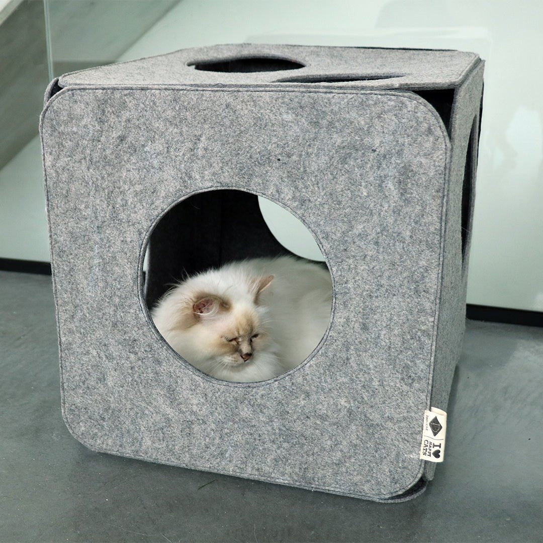 NALA - Speelkubus Kattenhuisjes D&D Home - I LOVE Happy Cats