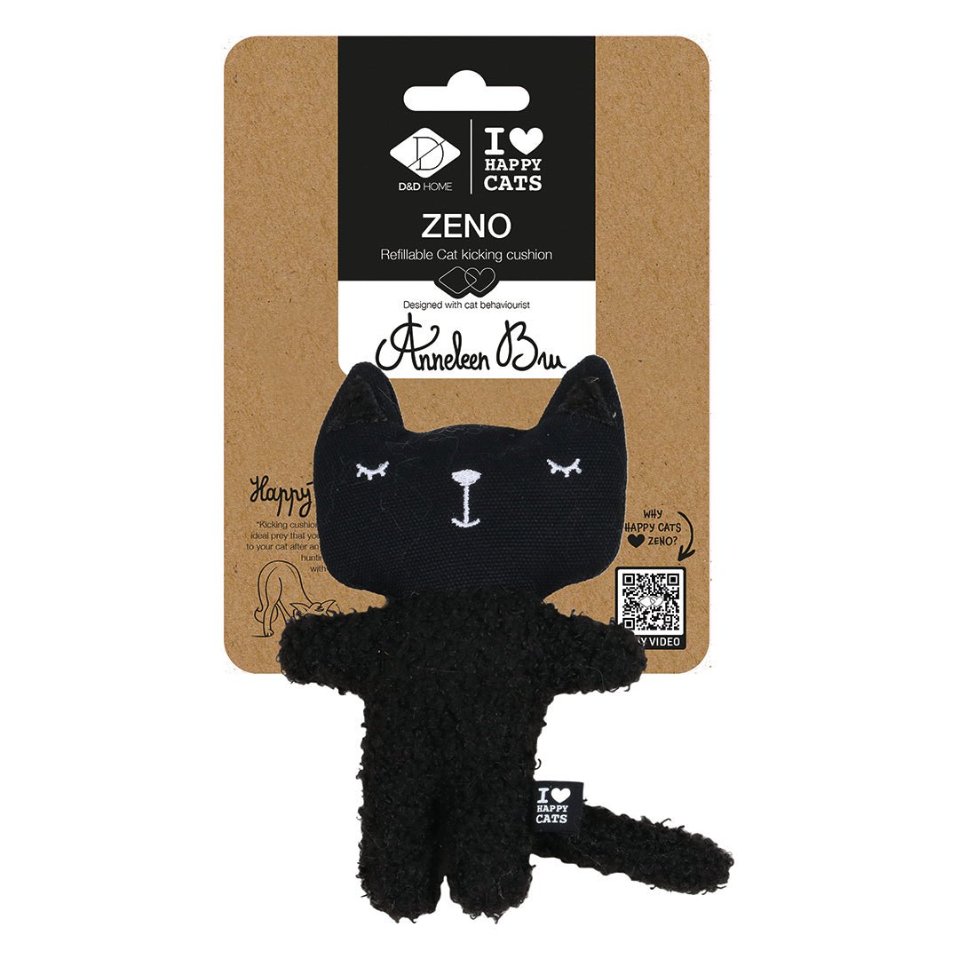 ZENO - Trappelkussen Kattenspeelgoed D&D Home - I LOVE Happy Cats