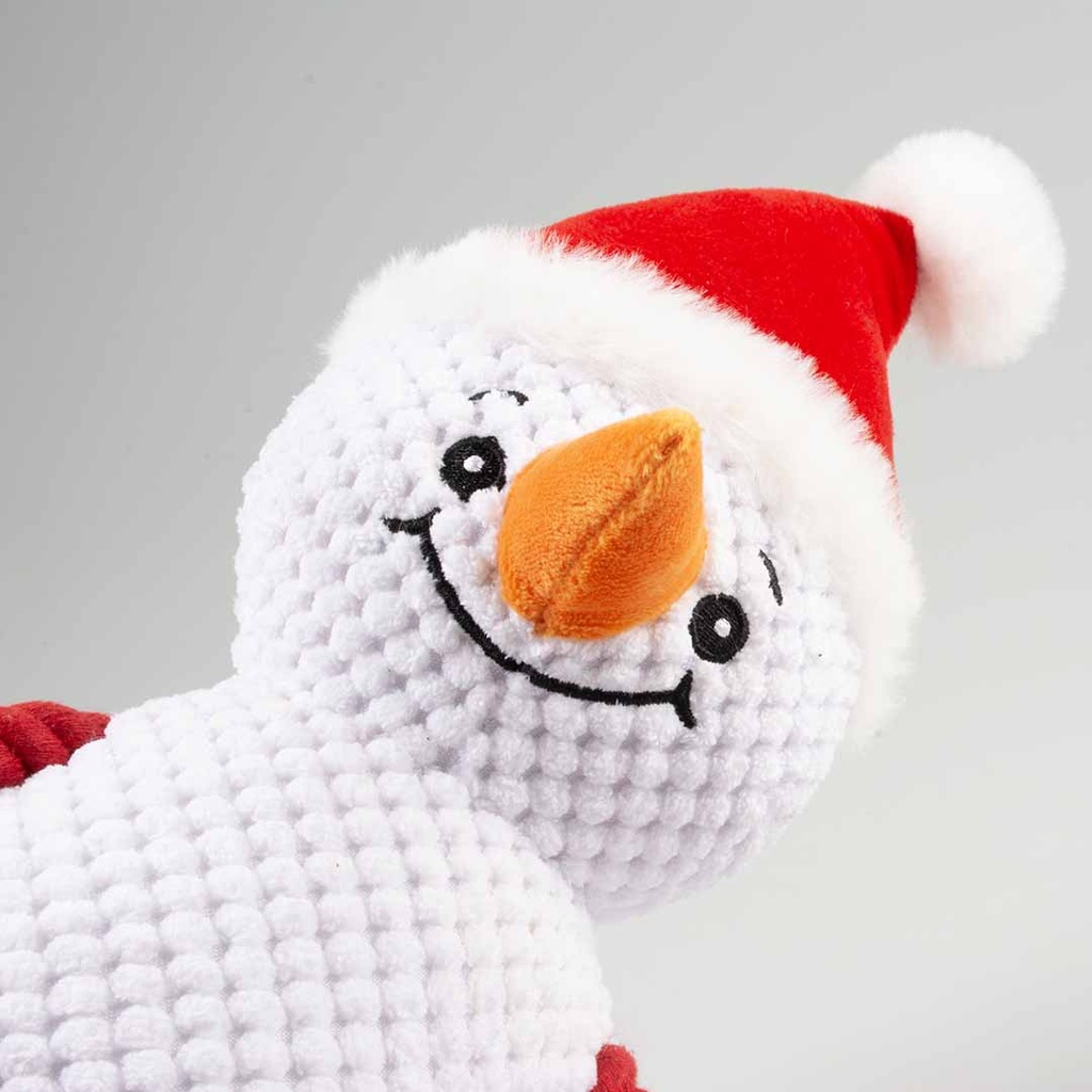 Xmas Knuffel met touw sneeuwman 