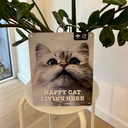 I LOVE Happy Cats bord 'living here'