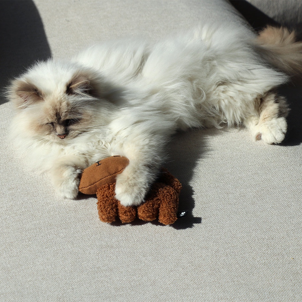 ZOEY - Refillable cat-shaped kick pillow