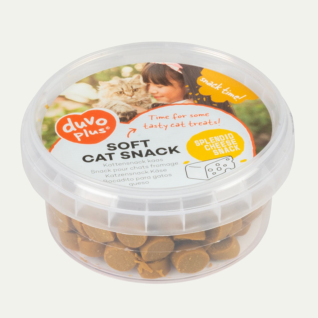 Zachte kattensnack kaas