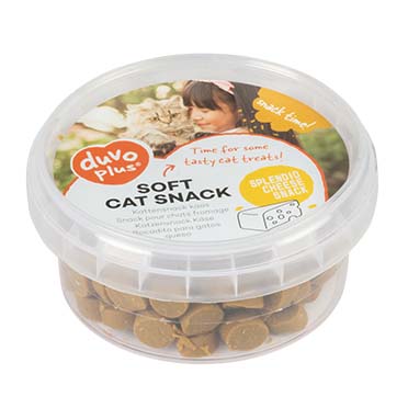 Zachte kattensnack kaas