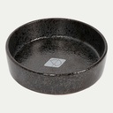 Jasper cat eating & drinking bowl - black dots