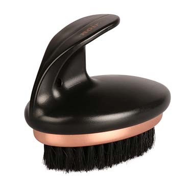 Noir ergonomic bristle brush