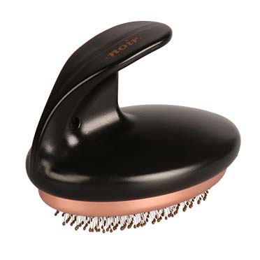 Noir ergonomic slicker brush