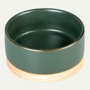 Timber bowl - dark green