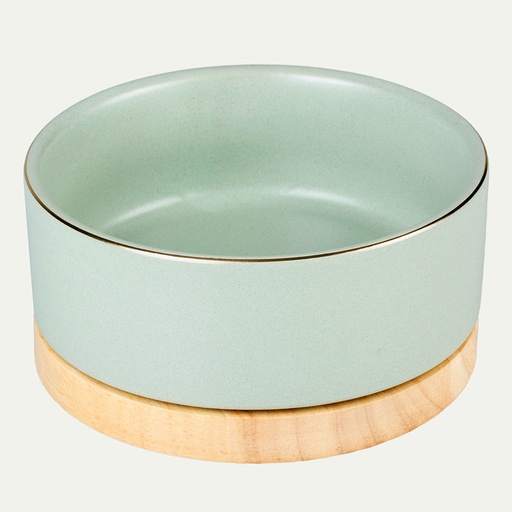 [15464] Timber bowl - mint green