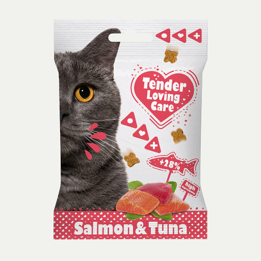 [13174Z] TLC Soft kattensnack zalm & tonijn (2 x 50g)